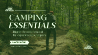 Mountain Hiking Camping Essentials Animation Image Preview