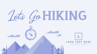Mountain Hiking Trail Facebook Event Cover Design