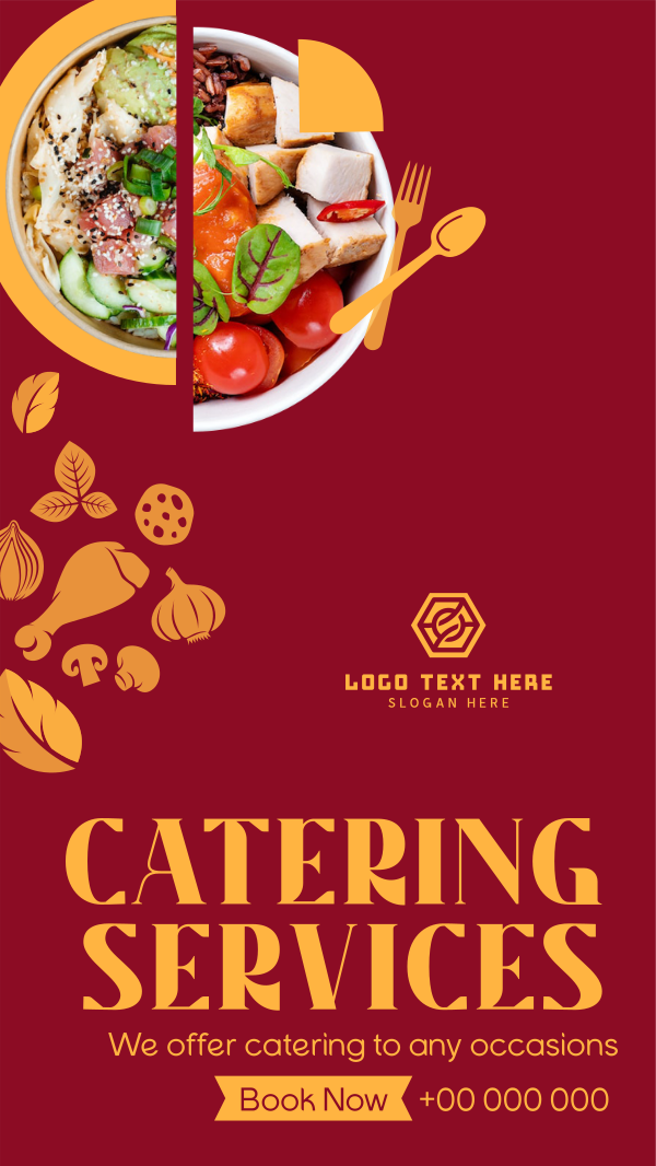 Food Bowls Catering Instagram Story Design