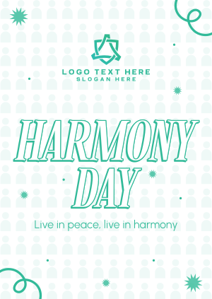 Diverse Harmony Day  Poster Image Preview