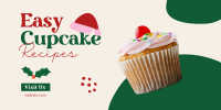 Christmas Cupcake Recipes Twitter post Image Preview