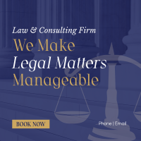 Making Legal Matters Manageable Instagram Post Image Preview