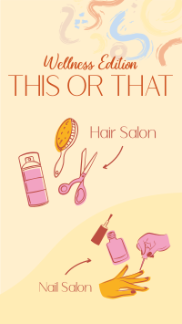 This or That Wellness Salon Instagram reel Image Preview