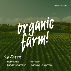 Organic Farming Instagram post Image Preview