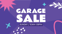 Garage Sale Notice Facebook Event Cover Design