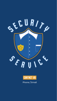 Security Uniform Badge Facebook story Image Preview