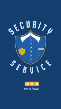 Security Uniform Badge Facebook Story Design