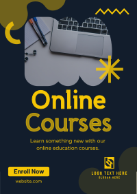 Online Education Courses Flyer Design