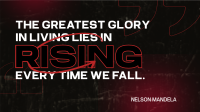 Rise Above Motivational Quote Animation Preview