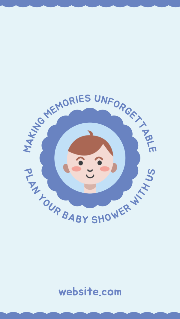 Baby Boy Store Instagram Story Design