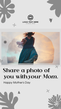 Photo with Mom Facebook Story Design