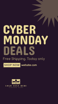 Quirky Cyber Monday Instagram Story Design