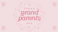 Grandparents Day Greetings Facebook Event Cover Design