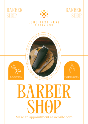 Rustic Barber Shop Flyer Image Preview