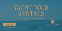 Relaxing Yacht Rentals Twitter post Image Preview