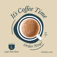 It's Coffee Time Linkedin Post | BrandCrowd Linkedin Post Maker