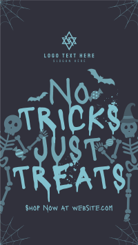 Halloween Special Treat Facebook Story Design