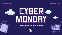 Pixel Cyber Monday Facebook Event Cover Design