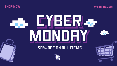 Pixel Cyber Monday Facebook event cover Image Preview