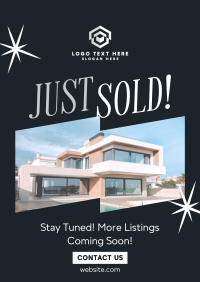 Modern Just Sold House Flyer Design