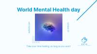 Mental Health Day Facebook event cover Image Preview