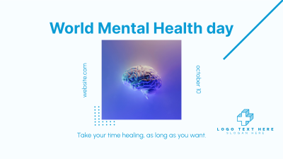Mental Health Day Facebook event cover Image Preview