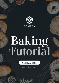 Tutorial In Baking Poster Design