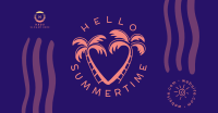 Hello Summertime Facebook Ad Design