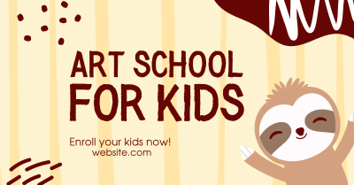 Art School for Kids Facebook ad Image Preview