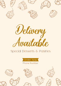 Assorted Pastry Creation Poster Design