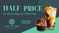 Half Price Coffee Facebook Event Cover Design