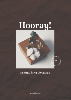 Hooray Gift Box Poster Image Preview