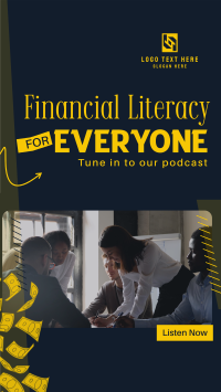 Financial Literacy Podcast YouTube short Image Preview