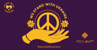 Ukraine Peace Hand Facebook Ad Image Preview