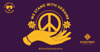 Ukraine Peace Hand Facebook ad Image Preview