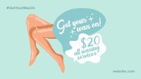 Get Your Wax On Facebook Event Cover Image Preview