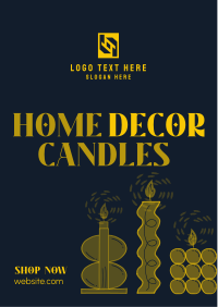 Decorative Home Candle Flyer Image Preview
