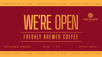 Trendy Open Coffee Shop Animation Image Preview