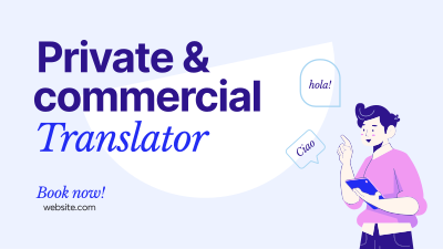 Translator for Hire Facebook event cover Image Preview