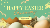 Quirky Easter Giveaways Facebook Event Cover Design