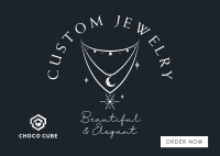 Custom Jewelries Postcard Image Preview