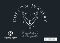 Custom Jewelries Postcard Image Preview