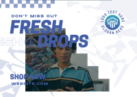 Fresh Drops Postcard Image Preview