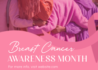 Breast Cancer Prevention Postcard Design