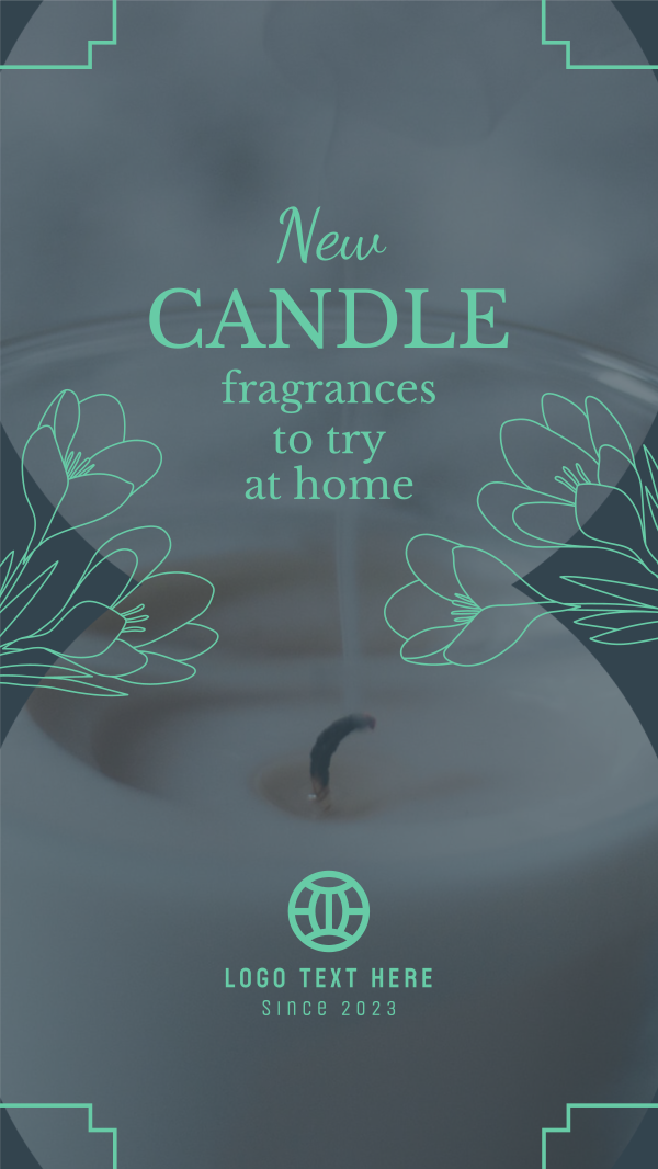 Handmade Candle Shop Instagram Story Design Image Preview