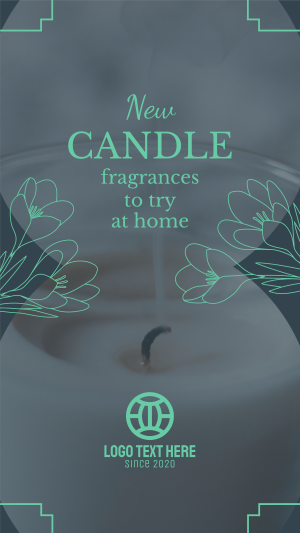 Handmade Candle Shop Instagram story