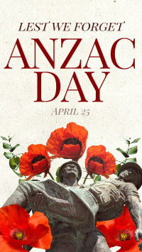 Anzac Day Collage Facebook Story Design
