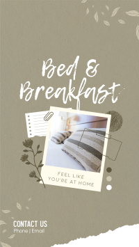 Homey Bed and Breakfast TikTok Video Design