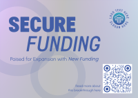 Corporate Secure Funding  Postcard Design