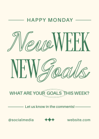 New Goals Monday Poster Image Preview